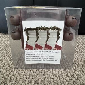 Hobby Lobby Brown Stocking Mantle Hooks